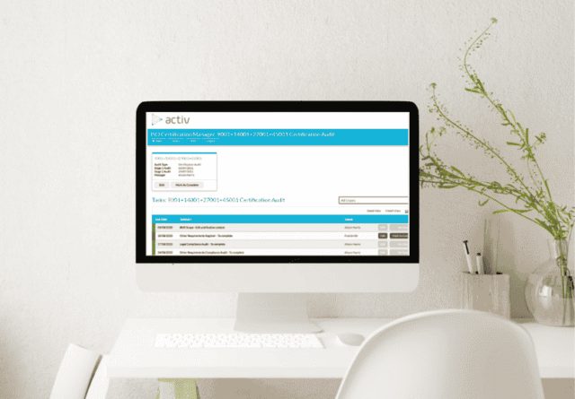 ISO Certification Manager